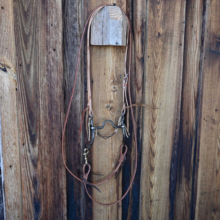 Kerry Kelley Silver Mounted 65 Square Port Bridle Rig w/All New Leather