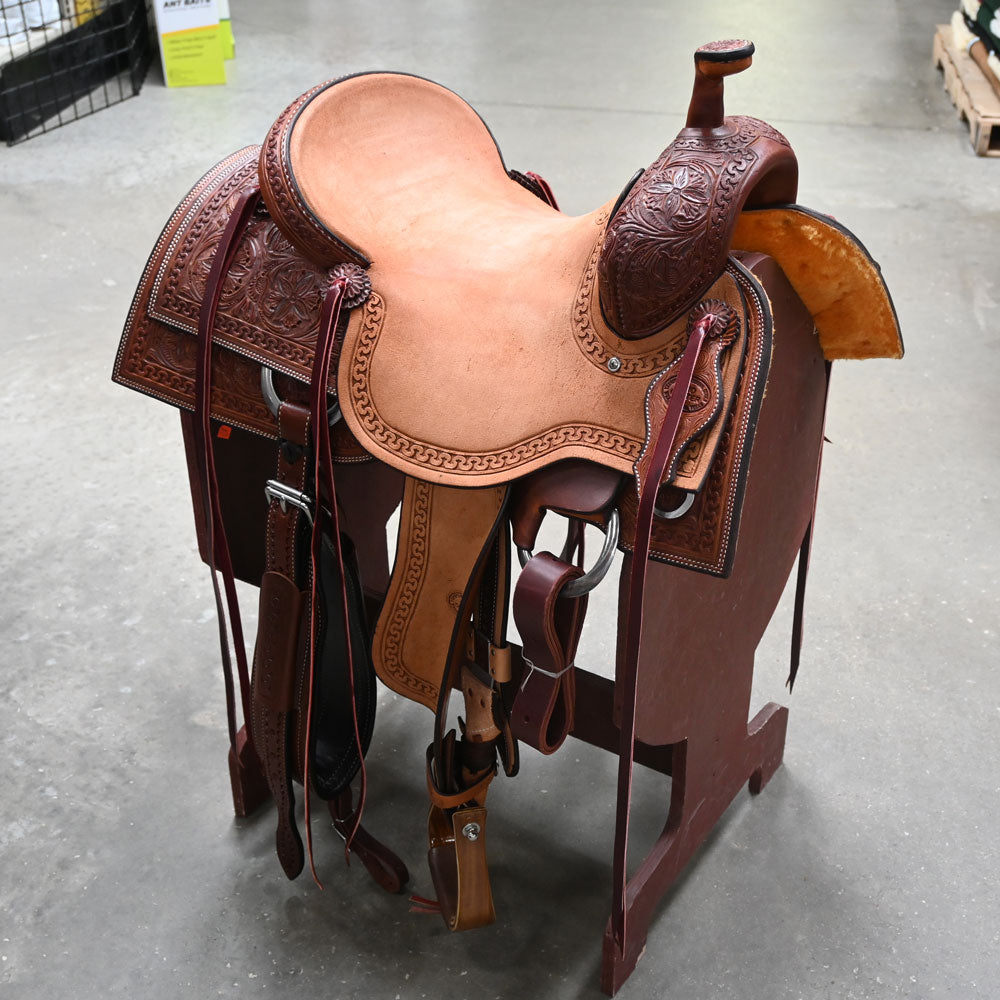 15.5" TESKEY'S PRO CUTTER RANCH CUTTER SADDLE