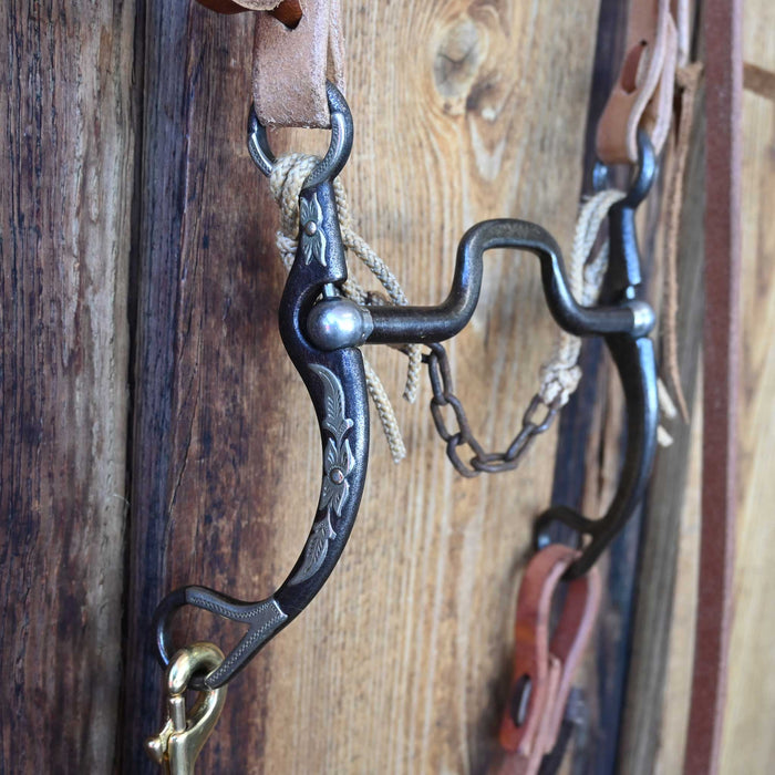 Kerry Kelley Silver Mounted 65 Square Port Bridle Rig w/All New Leather