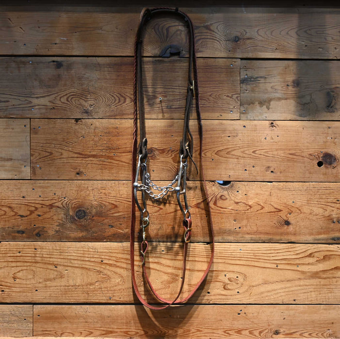 Silver C Banana Chain Bridle Rig w/ Single Ear Headstall