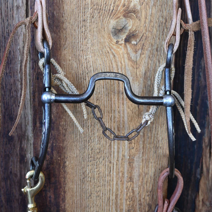 Kerry Kelley Silver Mounted 65 Square Port Bridle Rig w/All New Leather