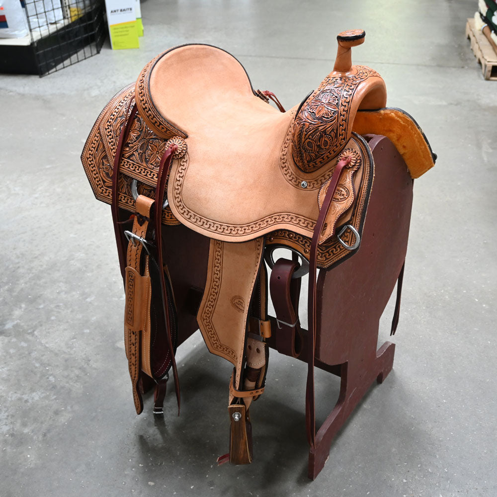 15.5" TESKEY'S PRO CUTTER RANCH CUTTER SADDLE