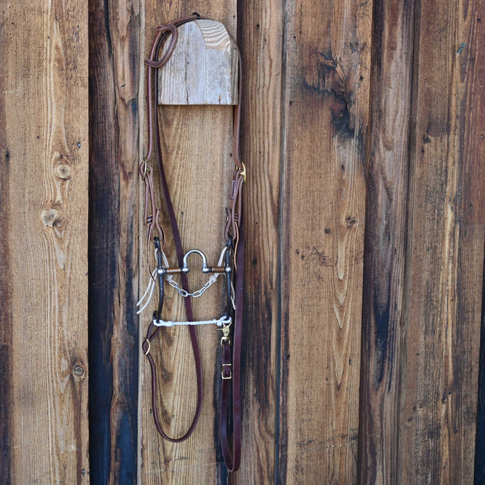 Kerry Kelley 65 Welded 20 Correction Bridle Rig w/Single Ear Headstall