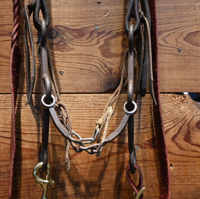 Square Chain Break Bridle Rig w/ Single Ear Headstall