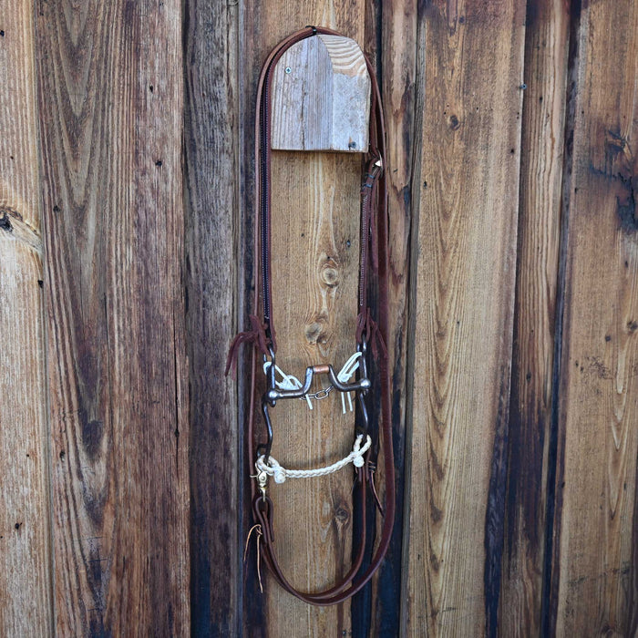 Flaharty Hinge Port Bridle Rig w/Split Ear Headstall Tack - Rigs Flaharty