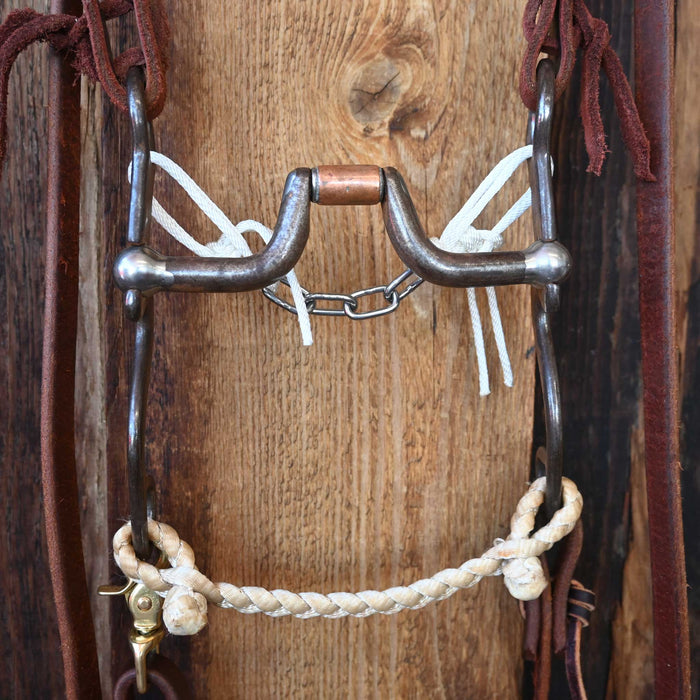 Flaharty Hinge Port Bridle Rig w/Split Ear Headstall Tack - Rigs Flaharty