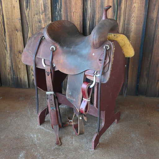 16" USED JEFF SMITH BUSTER WELCH CUTTING SADDLE Saddles - Used Jeff Smith