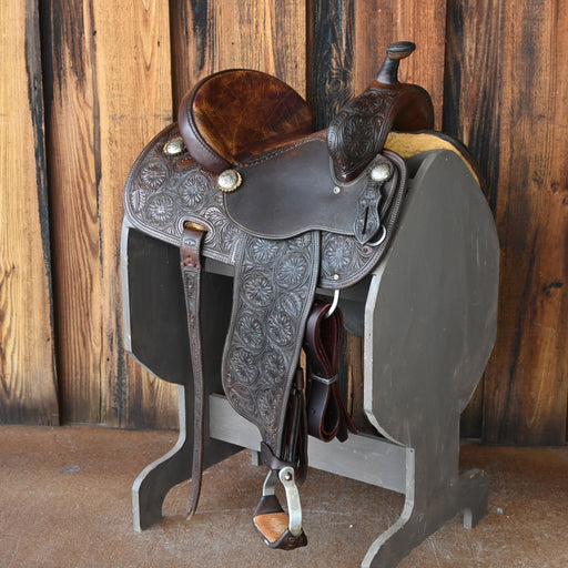 13" USED ALLEN'S BARREL SADDLE Saddles - Used Allen's Saddlery