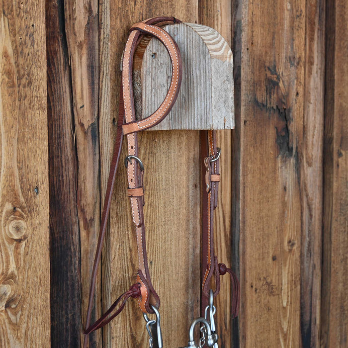 Kerry Kelley 7 Twisted Wire 20 Correction Bridle Rig w/Single Ear Headstall
