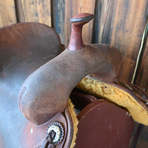 16" USED JEFF SMITH BUSTER WELCH CUTTING SADDLE Saddles - Used Jeff Smith