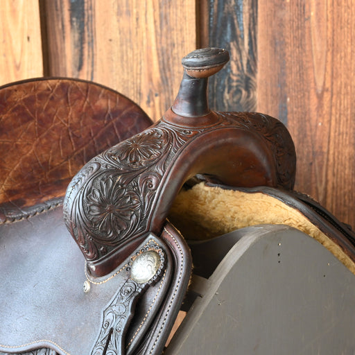 13" USED ALLEN'S BARREL SADDLE Saddles - Used Allen's Saddlery