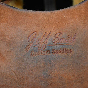 17" USED JEFF SMITH RANCH CUTTING SADDLE Saddles Jeff Smith   