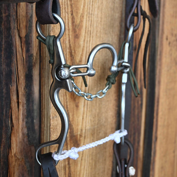 Kerry Kelley 02S Ported Chain Bridle Rig w/Single Ear Headstall