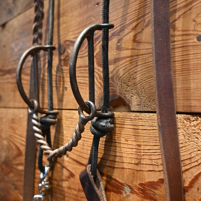 Sliding Gag Twisted Wire Snaffle Rig