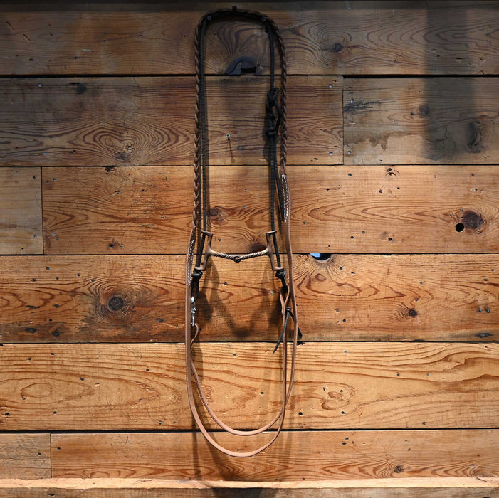 Sliding Gag Twisted Wire Snaffle Rig