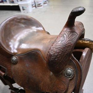 15" USED TODD JEYS BARREL SADDLE Saddles Todd Jeys   