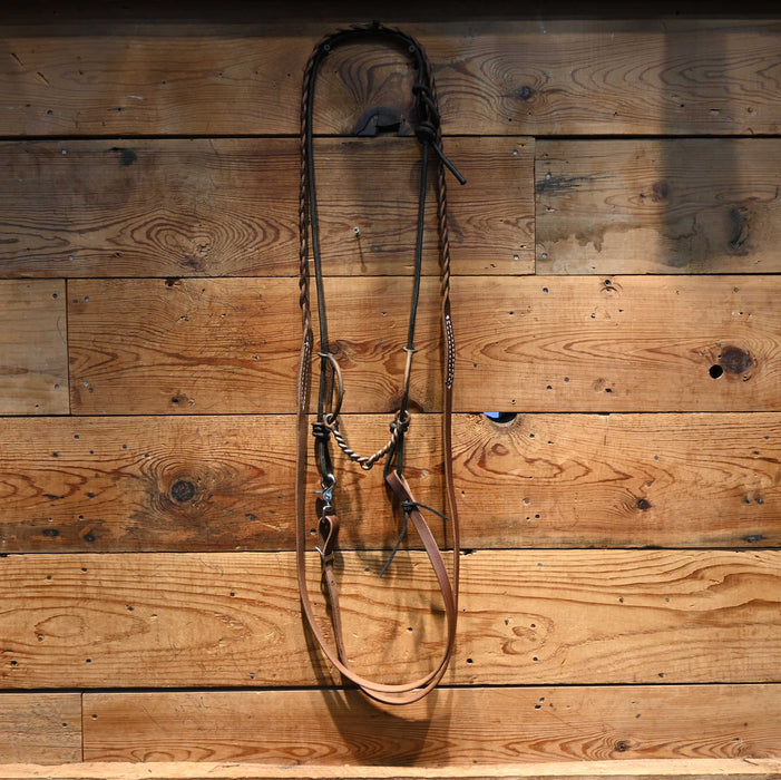 Sliding Gag Twisted Wire Snaffle Rig