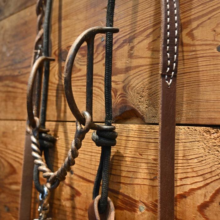 Sliding Gag Twisted Wire Snaffle Rig