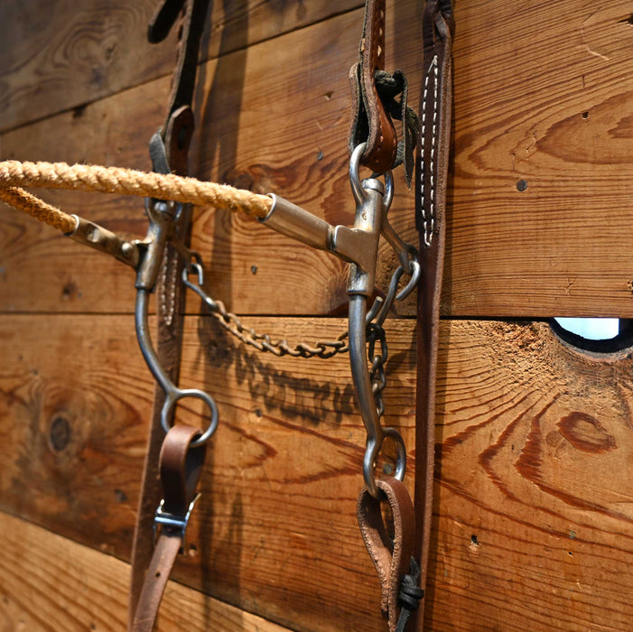 Hackamore Rig w/ Single Ear Headstall