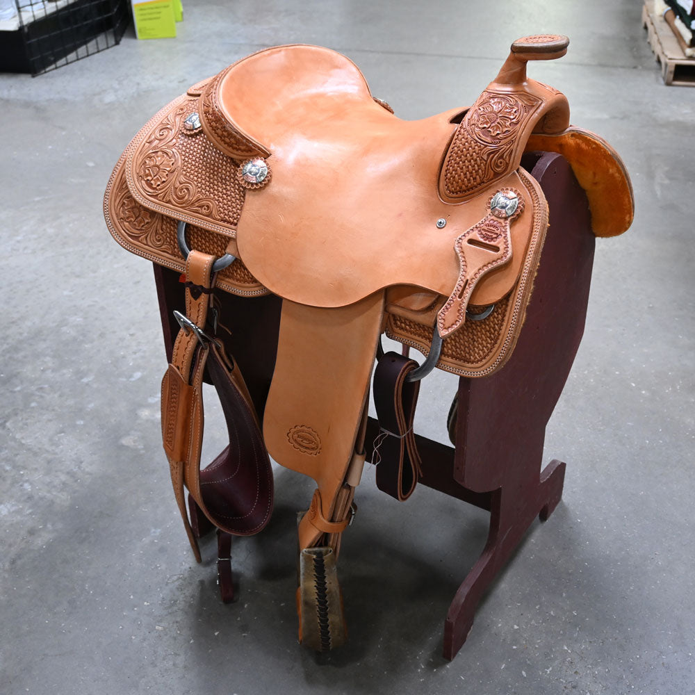 16" TESKEY'S STEER WRESTLING SADDLE