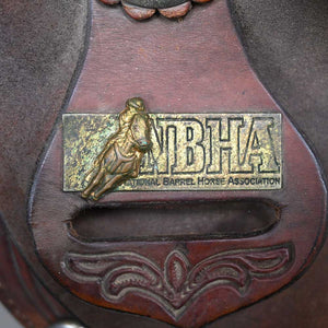 14.5" USED CIRCLE Y NBHA BARREL SADDLE