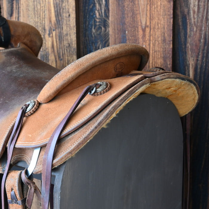15" USED CACTUS RANCH SADDLE Saddles - Used CACTUS SADDLERY