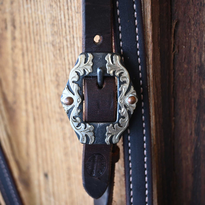 Kerry Kelley 02S Ported Chain Bridle Rig w/Split Ear Headstall