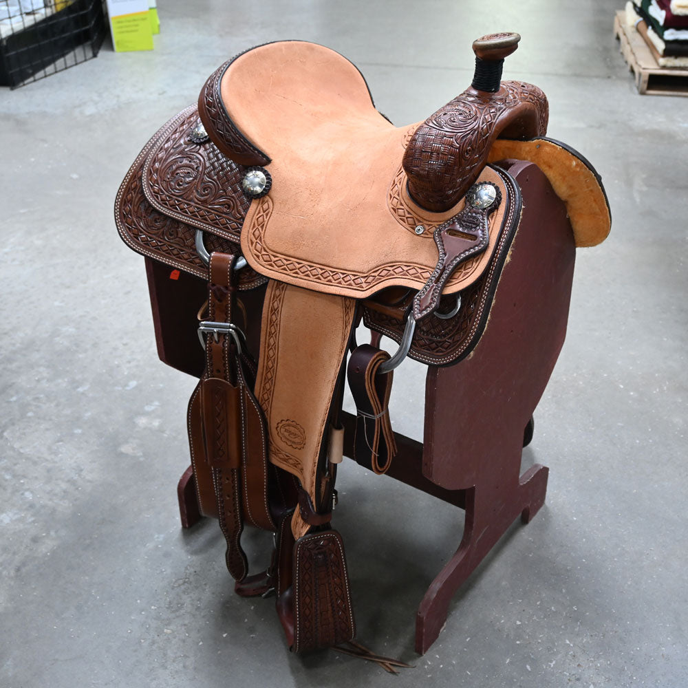14.5" TESKEY'S TEAM ROPING SADDLE