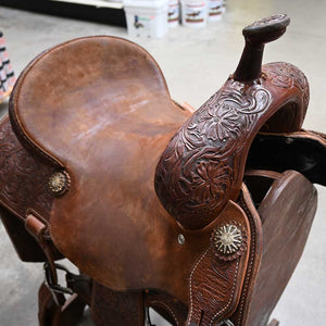 14.5" USED JEFF SMITH XTREME BARREL SADDLE Saddles Jeff Smith   