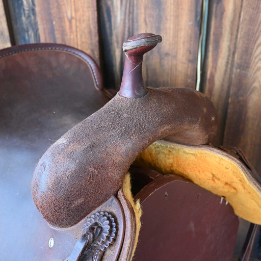 16.5" USED JEFF SMITH BUSTER WELCH CUTTING SADDLE Saddles - Used Jeff Smith