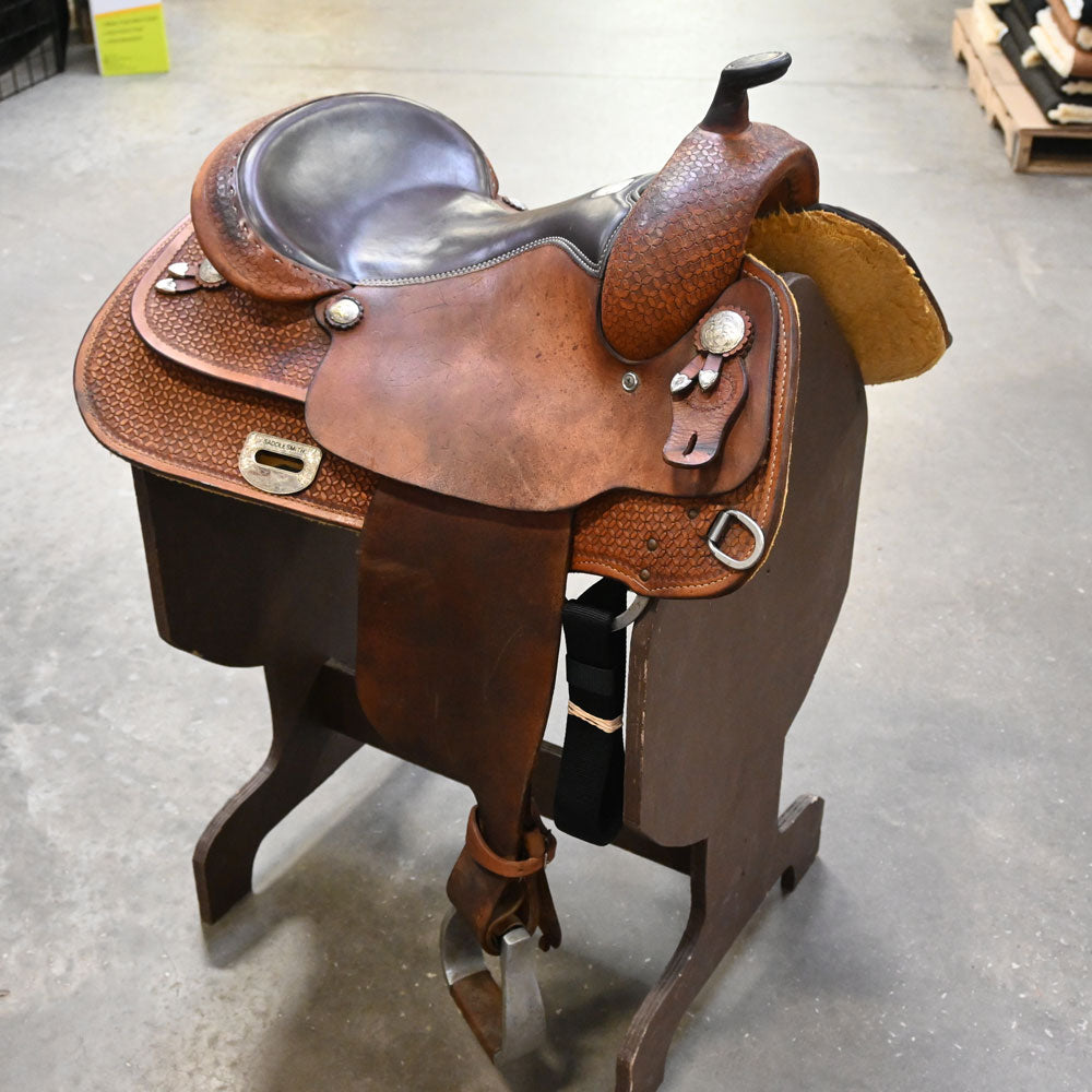 15.5" USED CRAIG JOHNSON SADDLESMITH REINING SADDLE