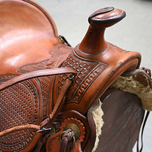 15.5" USED RYON'S BUCKAROO RANCH SADDLE Saddles Ryons   