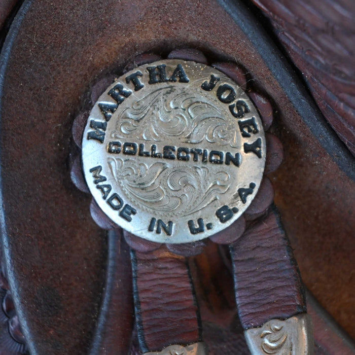 14" USED CIRCLE Y MARTHA JOSEY BARREL SADDLE