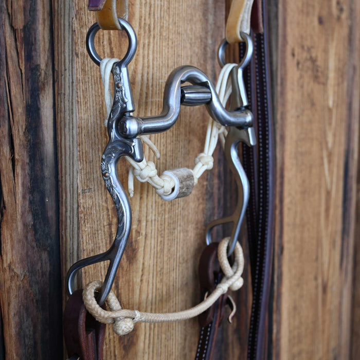Kerry Kelley Silver Mounted 02S Johnny Bridle Rig w/All New Leather