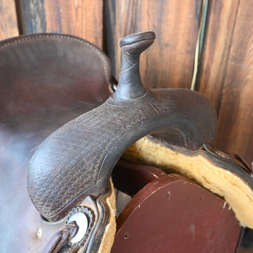 16" USED JEFF SMITH BUSTER WELCH CUTTING SADDLE Saddles - Used Jeff Smith