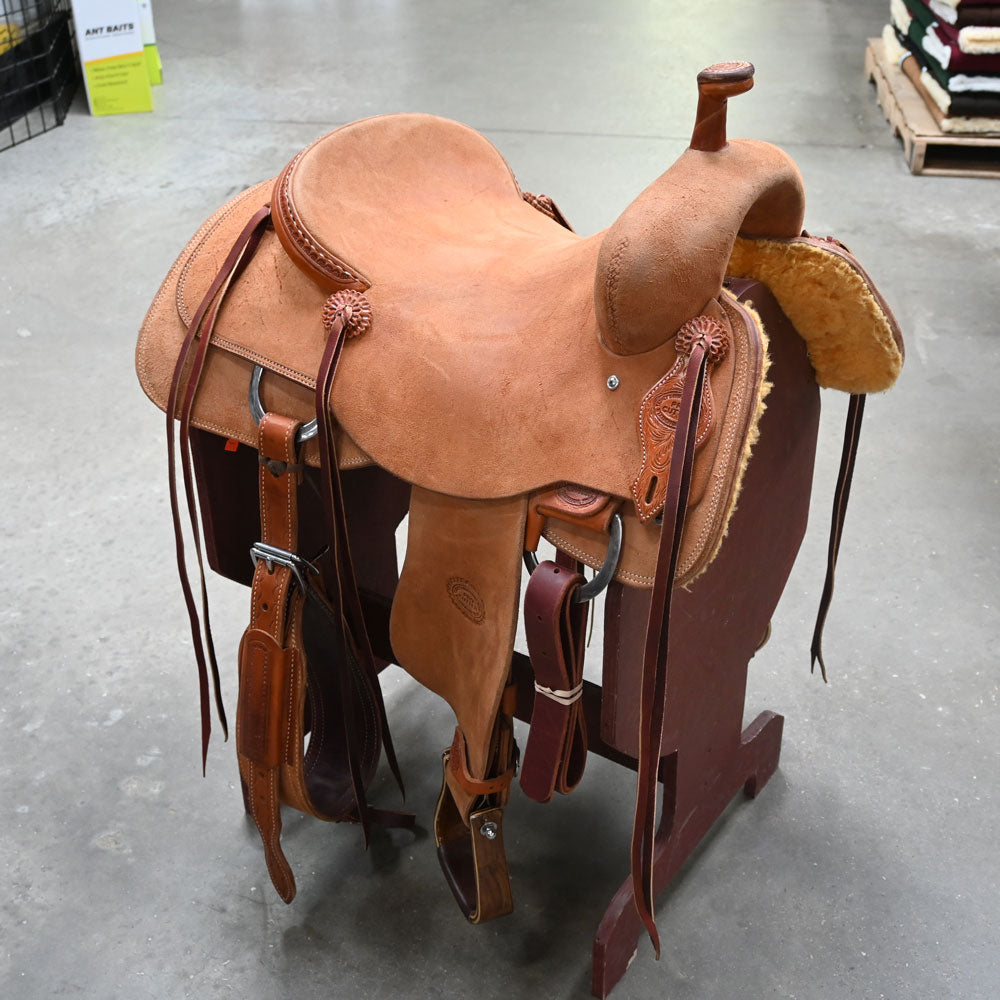 16.5" TESKEY'S PRO CUTTER RANCH CUTTER SADDLE