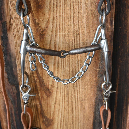 Reinsman Snaffle Bridle Rig w/Single Ear Headstall Sale Barn Reinsman