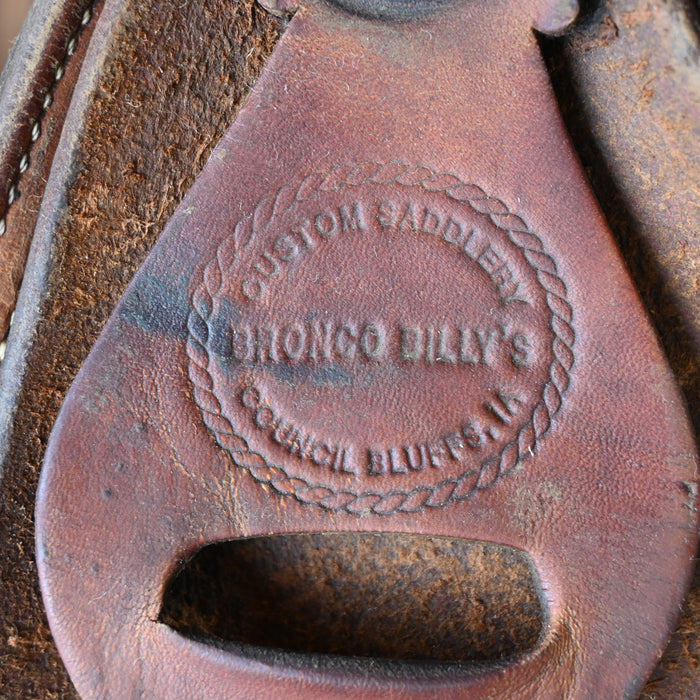 14" USED BRONCO BILLY'S RANCH SADDLE Saddles - Used Bronco Billy's Custom Saddlery