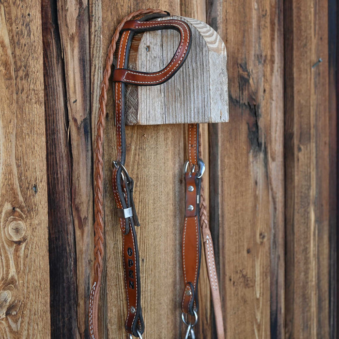 Reinsman Snaffle Bridle Rig w/Single Ear Headstall Tack - Rigs Reinsman