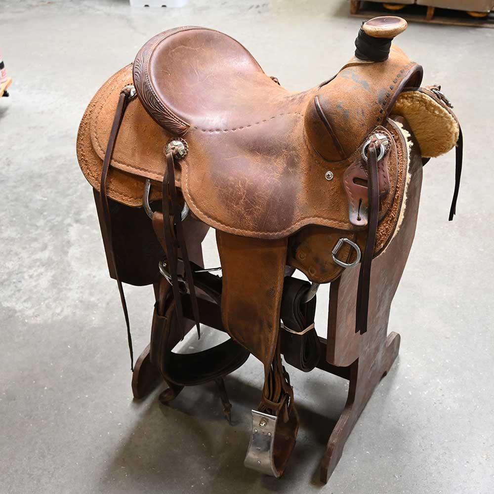 15.5" USED OLIVER RANCH SADDLE Saddles Oliver   