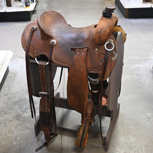 16" USED TESKEY'S STRIP DOWN RANCH SADDLE Saddles Teskey's Saddlery