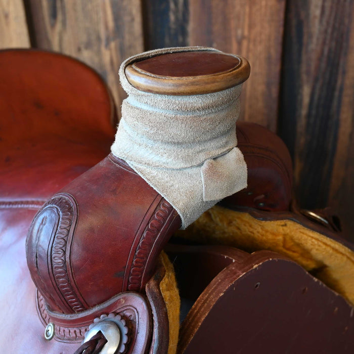 15.5" USED COURTS POST HORN SADDLE