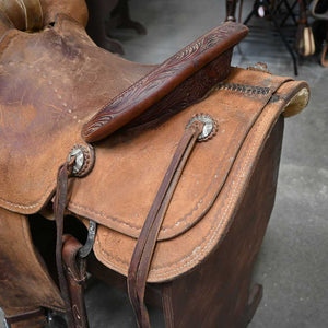 15.5" USED OLIVER RANCH SADDLE Saddles Oliver   