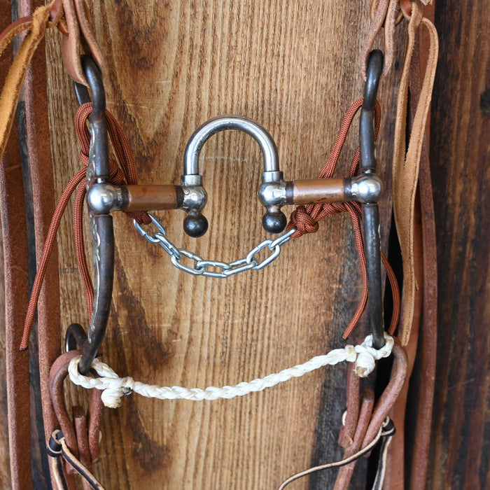 Kerry Kelley Silver Mounted 65 20 Correction Bridle Rig w/All New Leather