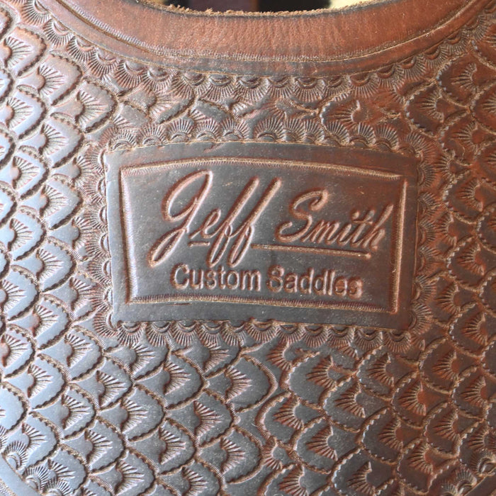 17" USED JEFF SMITH BEAU GALYEAN CUTTING SADDLE Saddles - Used Jeff Smith
