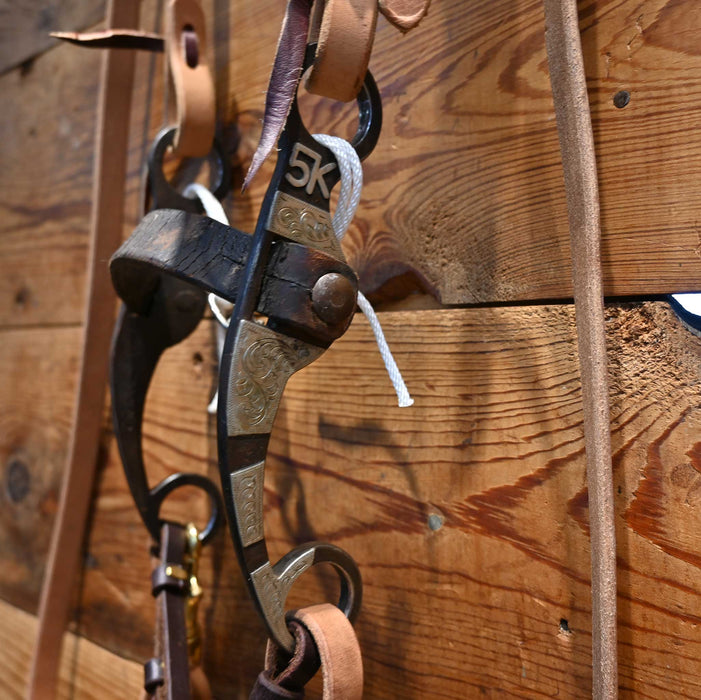 Campbell Leather Mouthpiece Bridle Rig w/ Single Ear Headstall