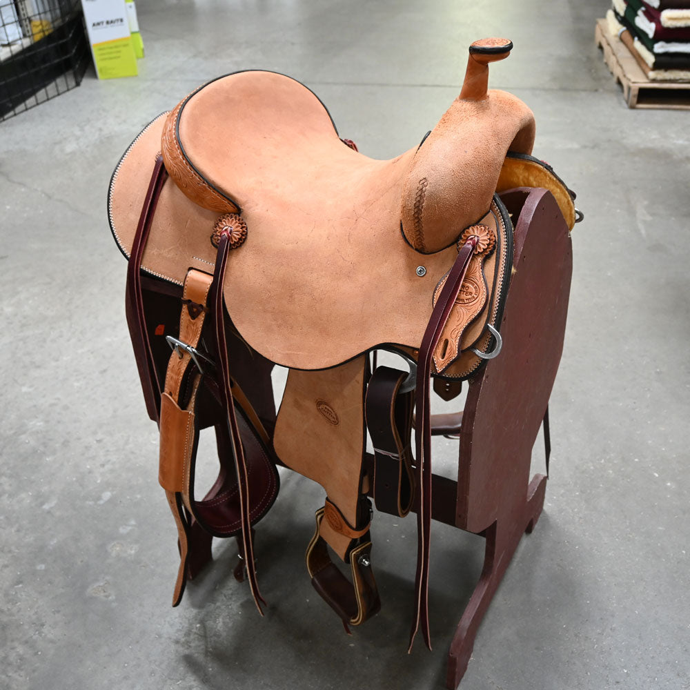 15" TESKEY'S PRO CUTTER RANCH CUTTER SADDLE