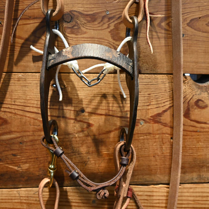 Campbell Leather Mouthpiece Bridle Rig w/ Single Ear Headstall