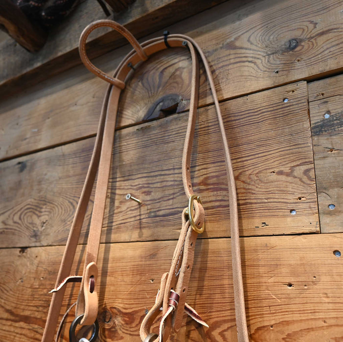 Campbell Leather Mouthpiece Bridle Rig w/ Single Ear Headstall