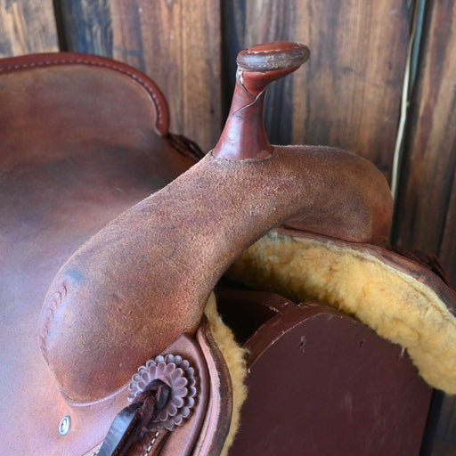 15.5" USED JEFF SMITH BUSTER WELCH CUTTING SADDLE Saddles - Used Jeff Smith